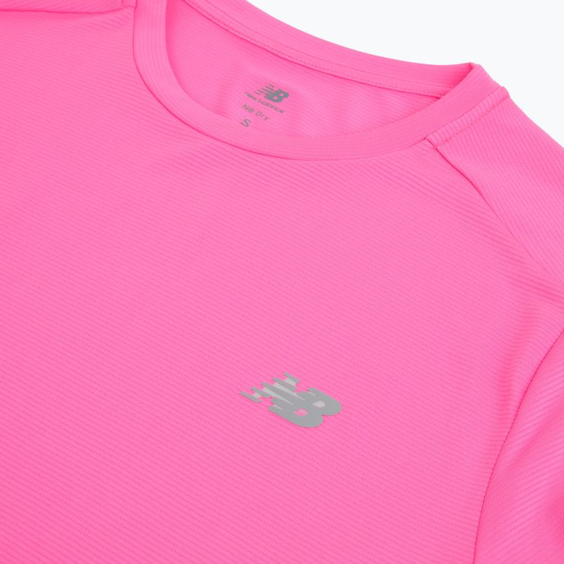 Men's T-shirt New Balance Run pink heat 3
