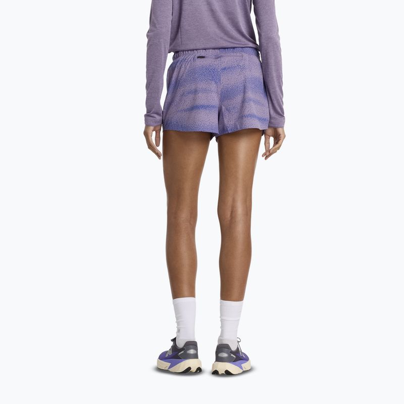 Women's running shorts New Balance RC Printed 3" candided violet 2