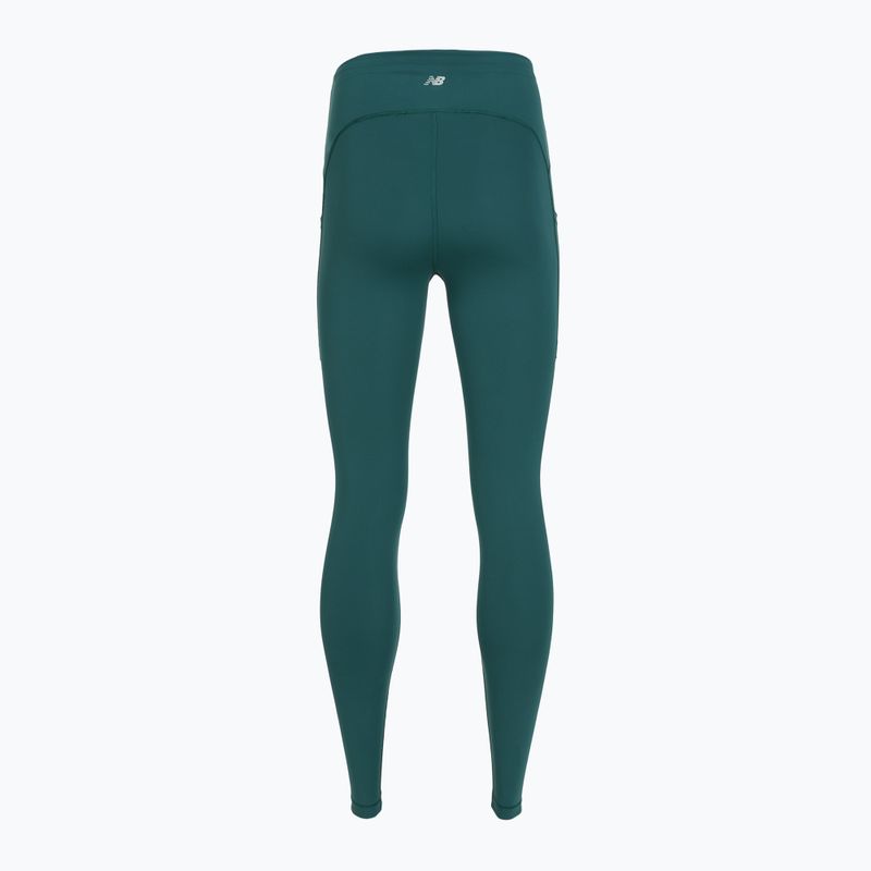 Women's running leggings New Balance RC Pocket 25" medusa green 2