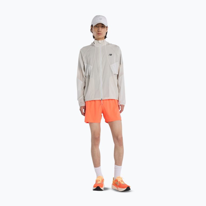 Men's shorts New Balance RC Seamless 5" tangerine heat 9