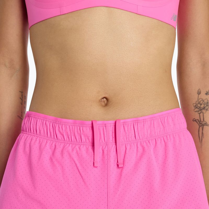Women's shorts New Balance RC Seamless 3" pink heat 3