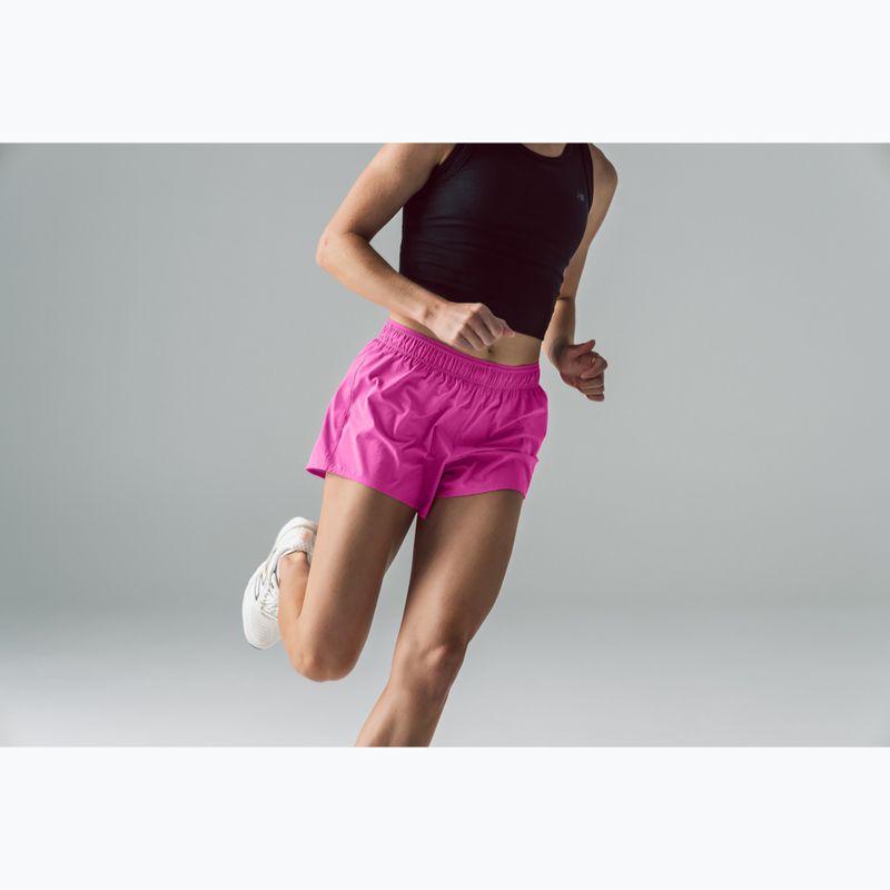 Women's shorts New Balance RC Seamless 3" pink heat 8