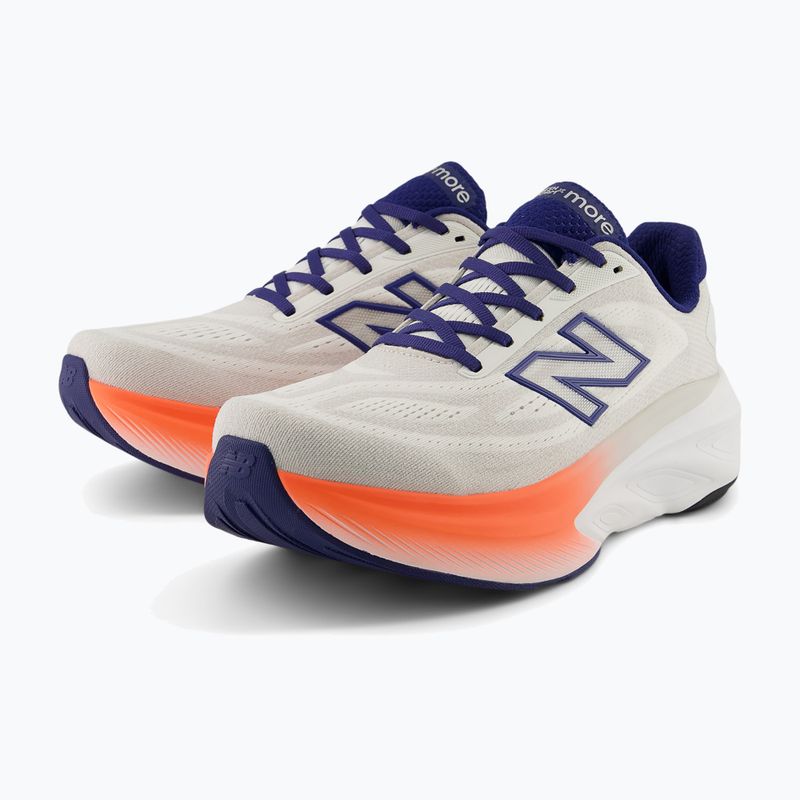 Men's running shoes New Balance Fresh Foam More V6 reflection/blue oyster/tangerine heat 3