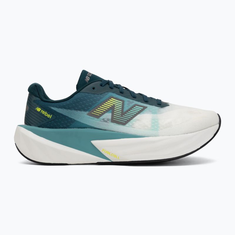 Men's running shoes New Balance FuelCell Rebel V5 medusa green/faded teal 2