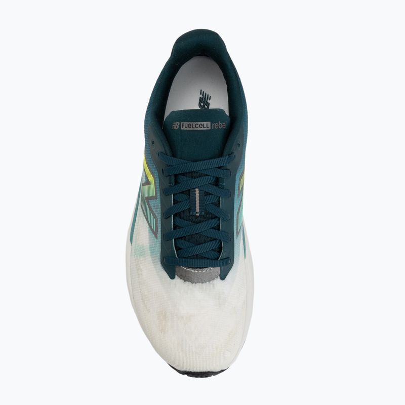 Men's running shoes New Balance FuelCell Rebel V5 medusa green/faded teal 5