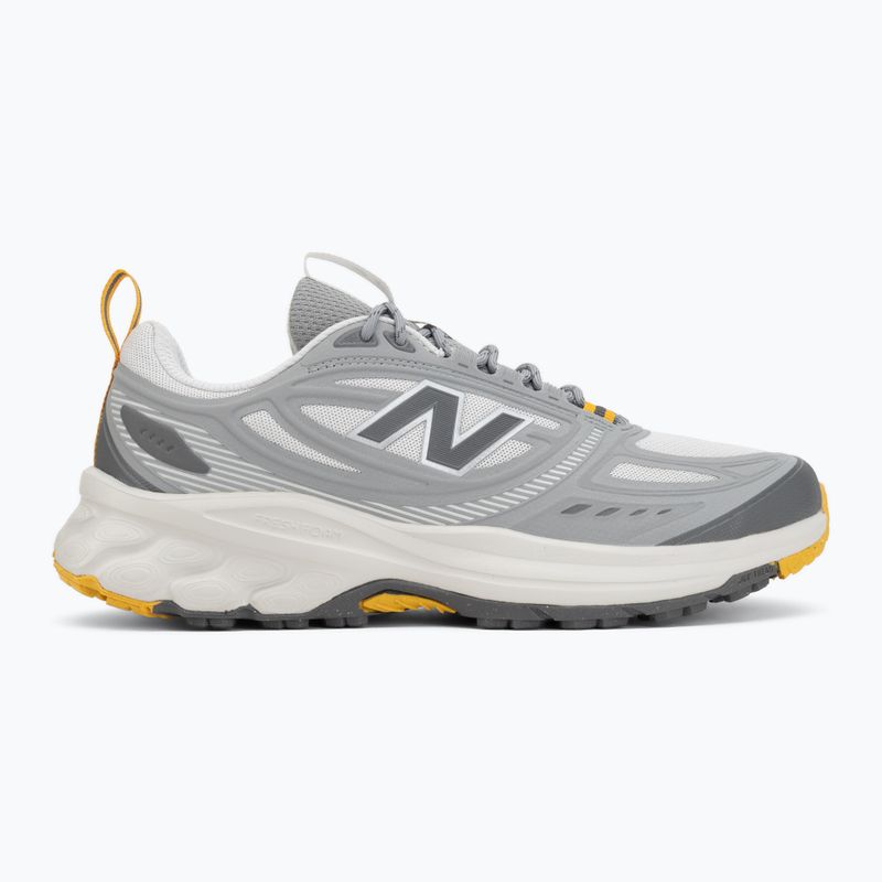 Men's running shoes New Balance 410's V9 grey matter/slate grey/varsity gold 2