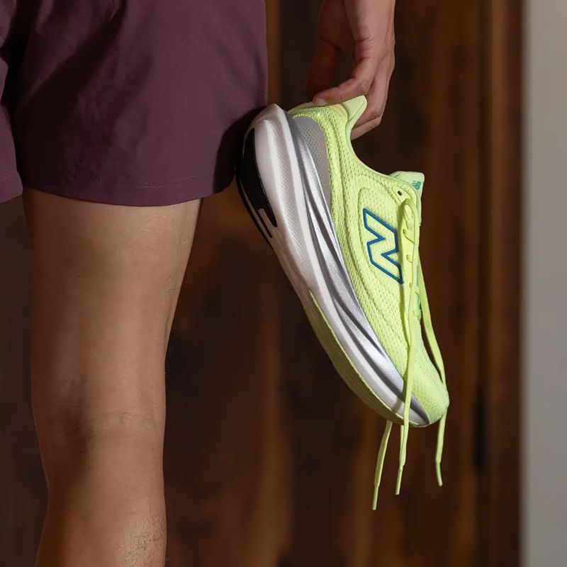 Men's running shoes  New Balance 1080's V15 afterglow/blue bird/silver metallic 8