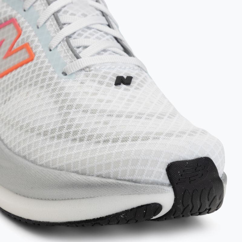 Men's running shoes New Balance 1080's V15 103 white/pink heat/tangerine heat 7