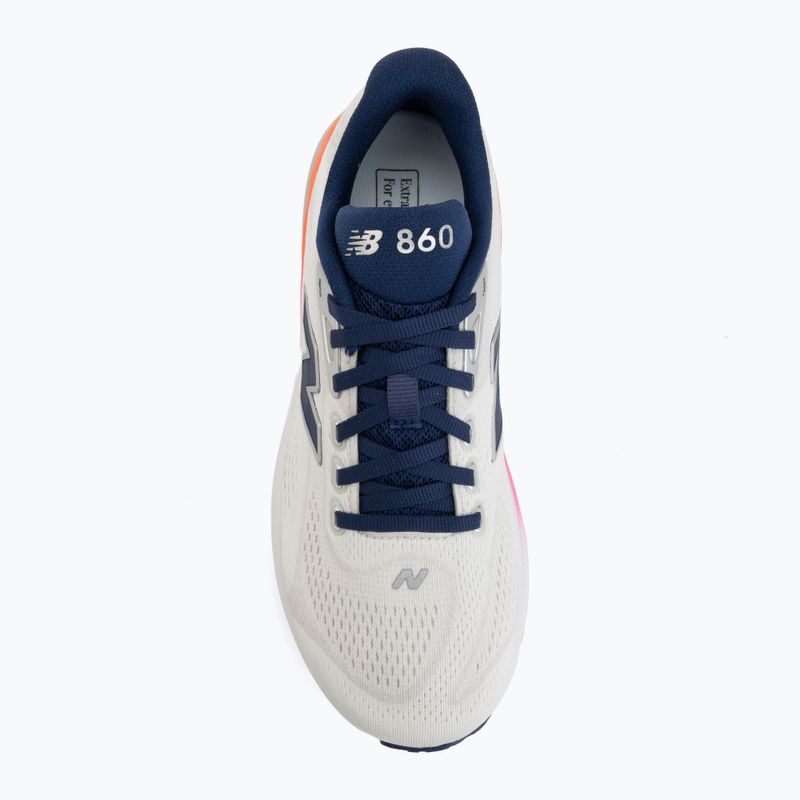 Women's running shoes New Balance Fresh Foam 860's V15 sea salt/blue oyster 5