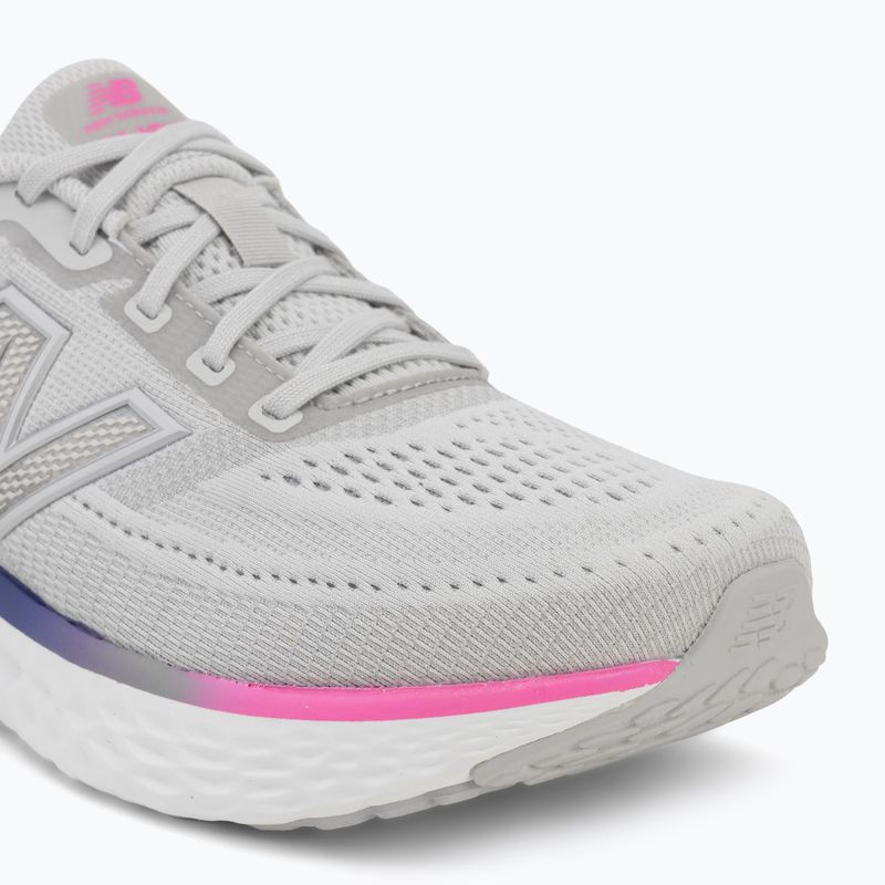 Women's running shoes New Balance Fresh Foam Evoz V4 grey matter/pink heat/blue oyster 7