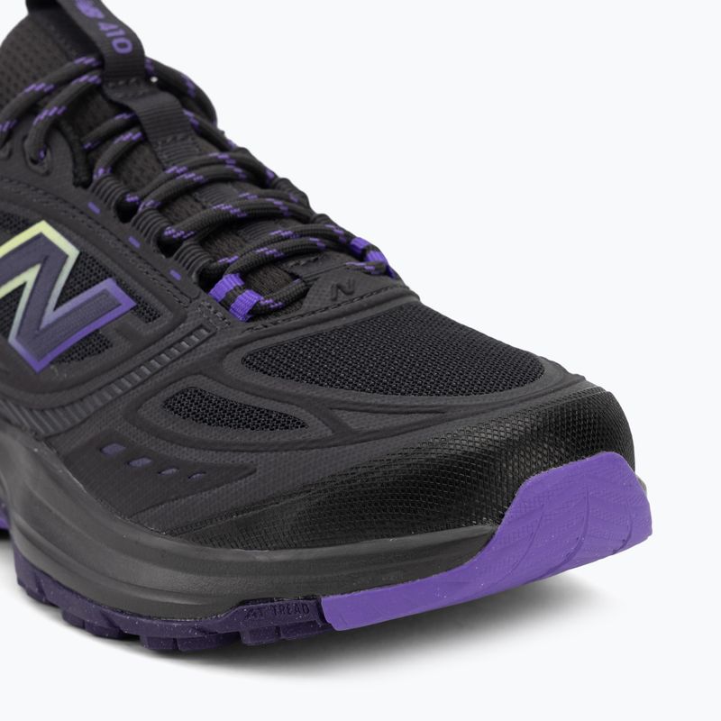 Women's running shoes New Balance Fresh Foam 410's V9 black/electric indigo/afterglow 7