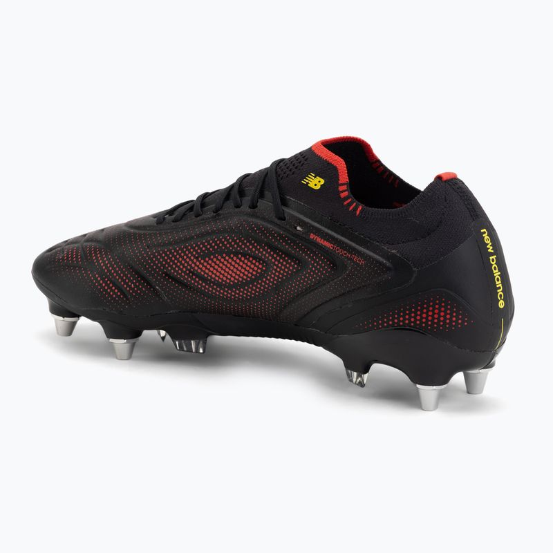 Football boots New Balance Tekela Elite Low V5 SG black 100/punch yellow/fire cracker 3