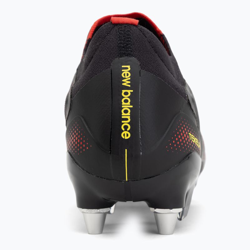 Football boots New Balance Tekela Elite Low V5 SG black 100/punch yellow/fire cracker 6