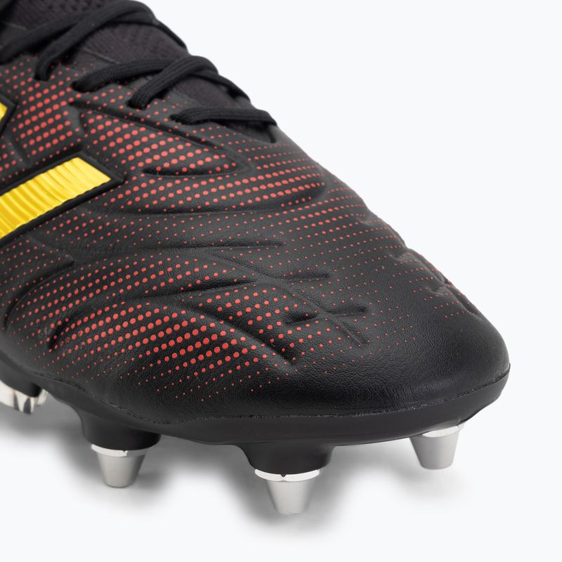 Football boots New Balance Tekela Elite Low V5 SG black 100/punch yellow/fire cracker 7