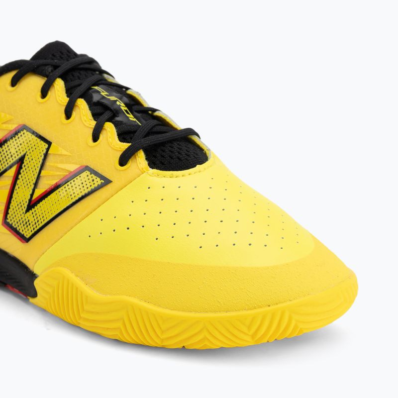 Football boots New Balance Furon Pro V8 IN punch yellow/black 100/fire cracker 7