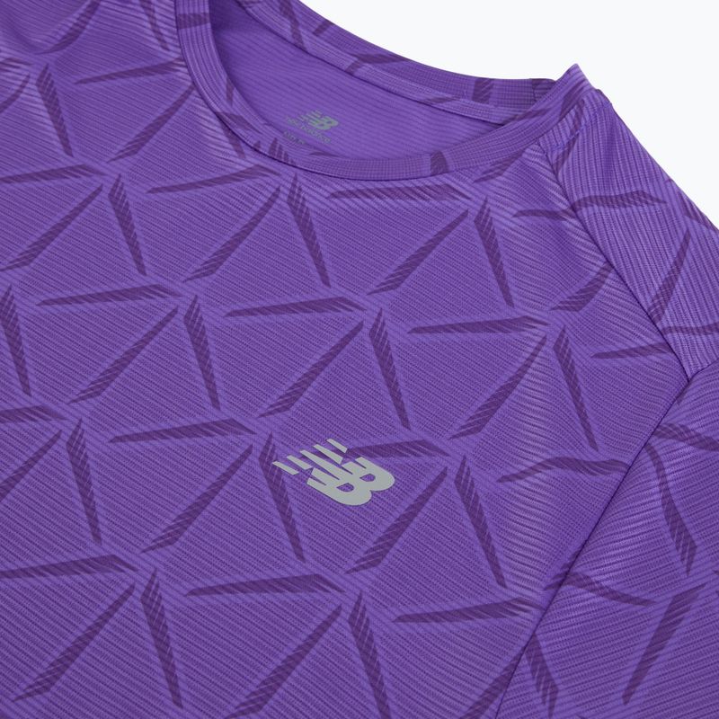 Men's T-shirt New Balance Essentials Printed T electric purple 8