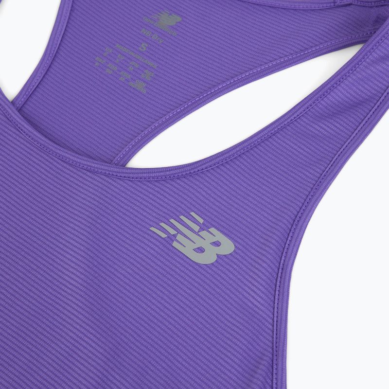 Women's running top New Balance Sport Essentials Tank electric purple 3