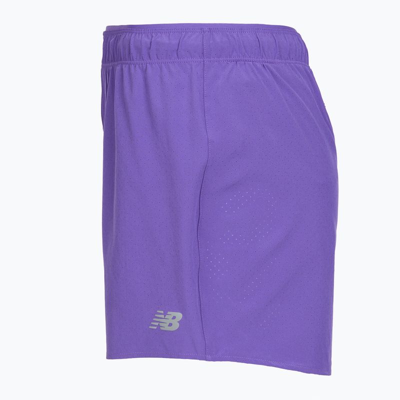 Women's running shorts New Balance RC 5" electric purple 10