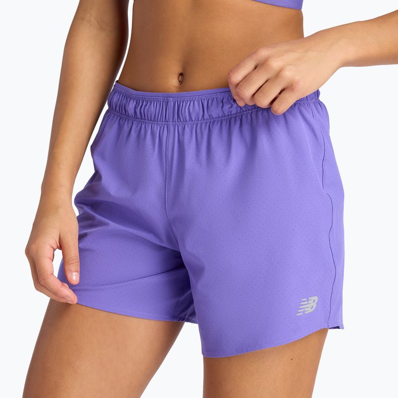 Women's running shorts New Balance RC 5" electric purple 6