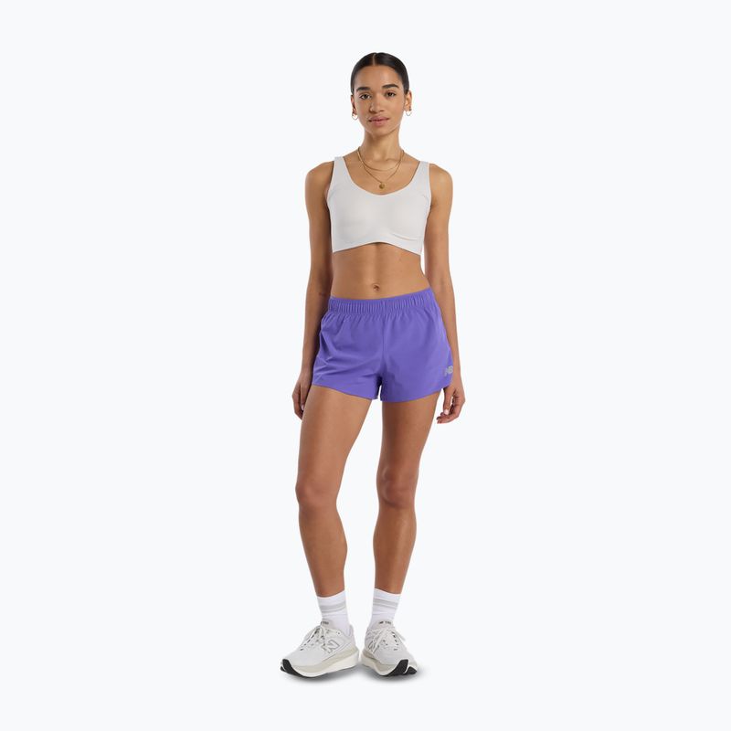 Women's shorts New Balance RC Seamless 3" electric purple 2