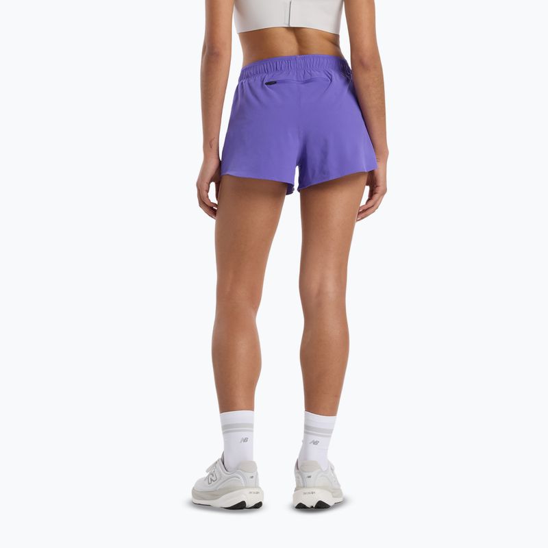 Women's shorts New Balance RC Seamless 3" electric purple 3