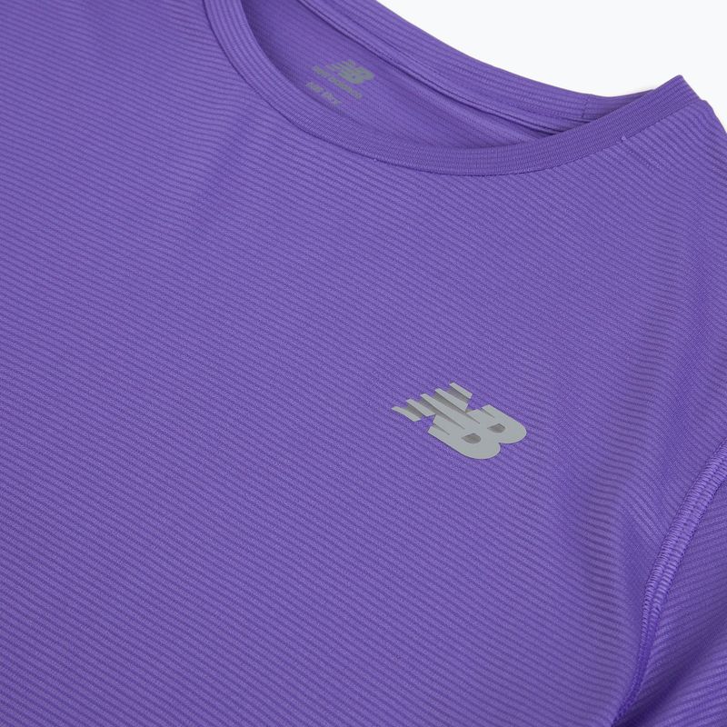 Women's running top New Balance Essentials electric purple 3