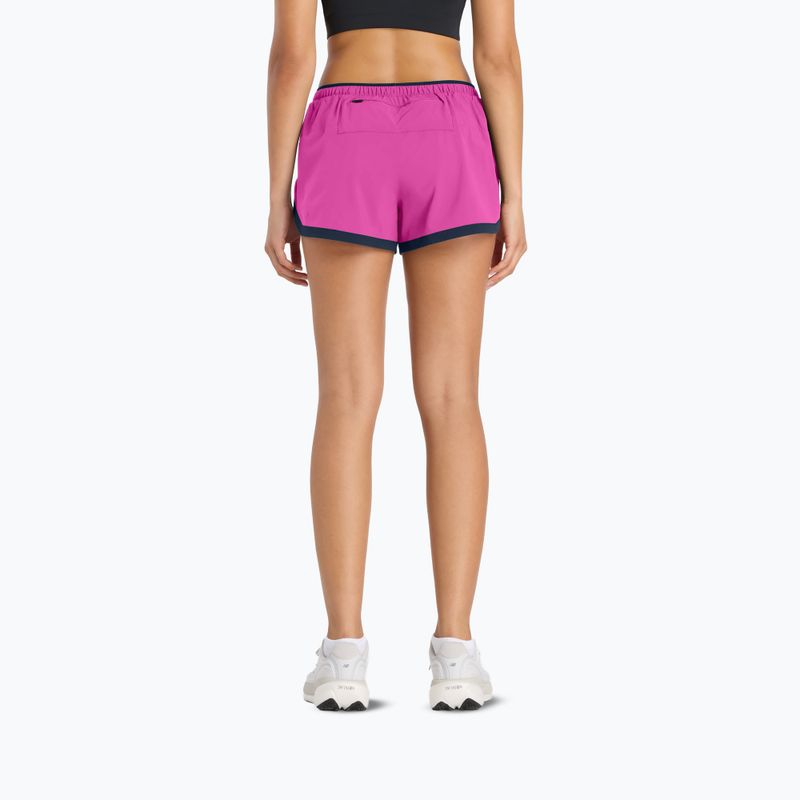 Women's running shorts New Balance Run Essentials 3" pink heat 9