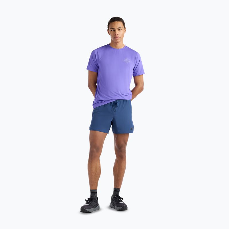Men's running shorts New Balance Run Essentials 5" Short nb navy 2