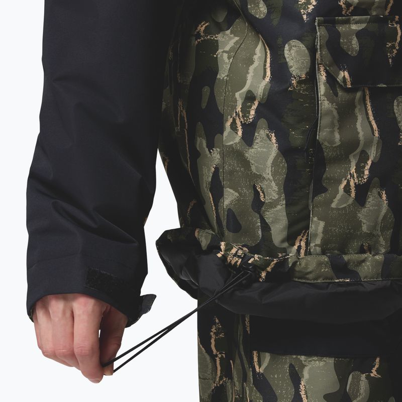 Men's snowboard jacket Columbia Coreshot Print greenscape treebark print/black 11