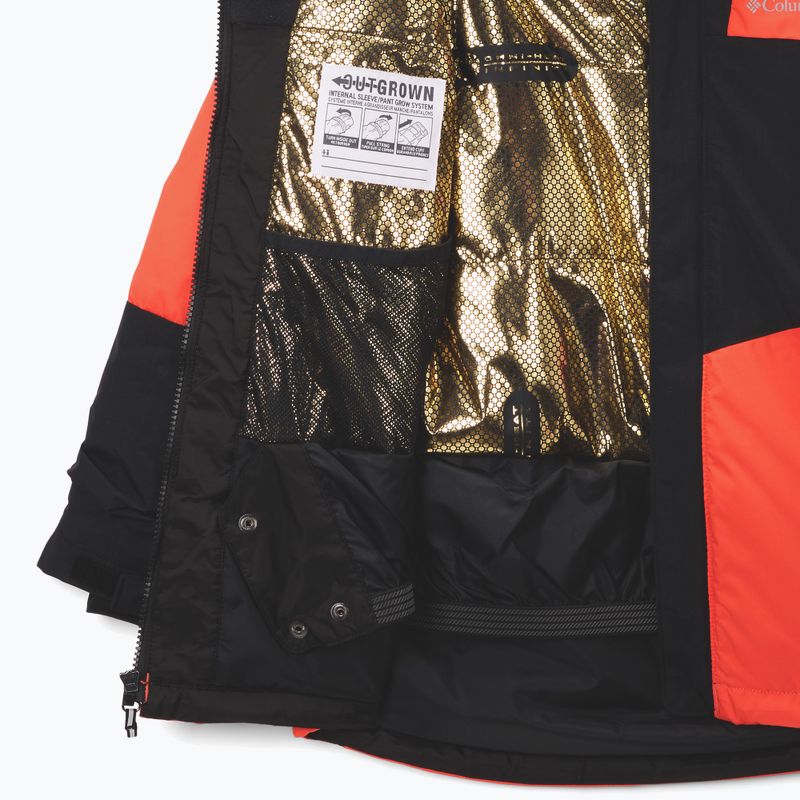 Children's ski jacket Columbia Mighty Mogul III zing/black 3