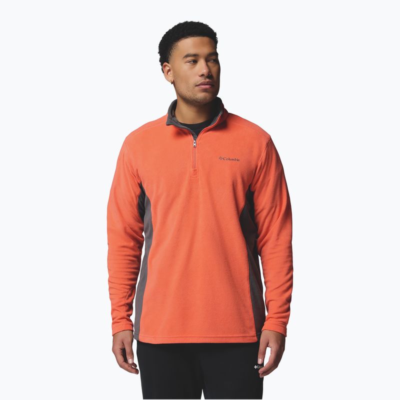 Men's Columbia Klamath Range II HZ fleece jacket - Zing/Shark