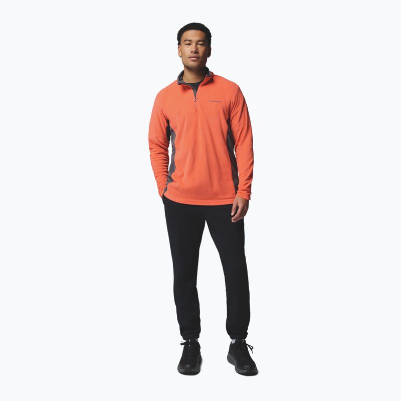 Men's Columbia Klamath Range II HZ fleece jacket - Zing/Shark 2