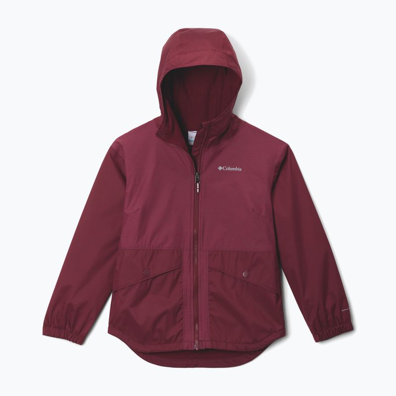 Children's rain jacket Columbia Rainy Trails II Fleece rich wine
