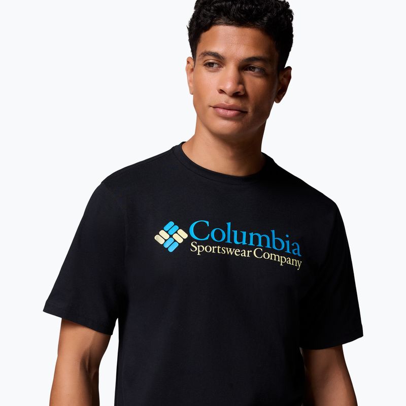 Men's T-shirt Columbia CSC Basic logo black/csc retro logo 5