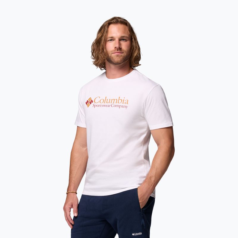 Men's T-shirt Columbia CSC Basic logo white/csc retro logo 4