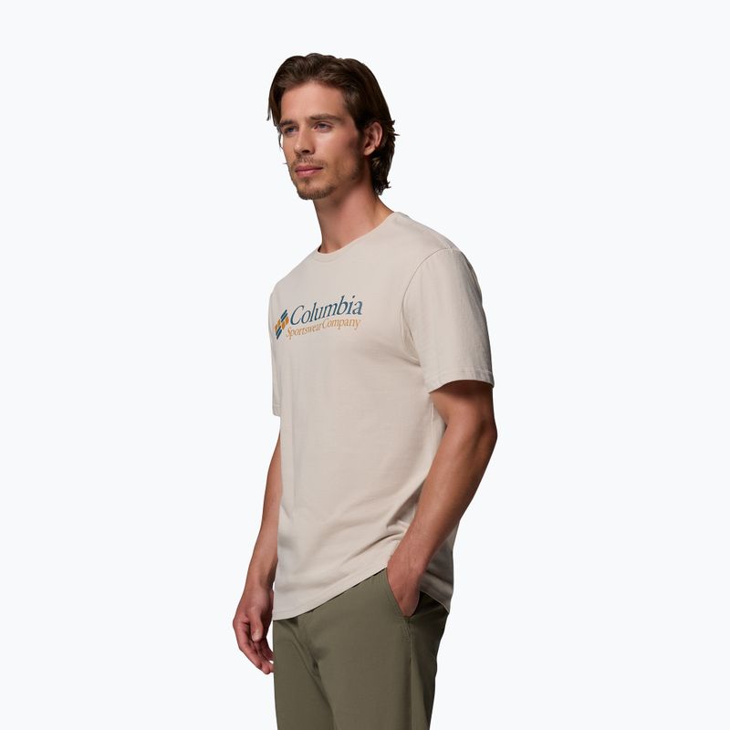 Men's T-shirt Columbia CSC Basic logo dark stone/csc retro logo 4