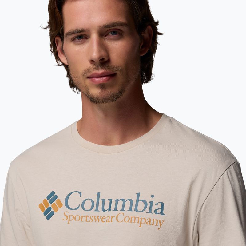 Men's T-shirt Columbia CSC Basic logo dark stone/csc retro logo 5