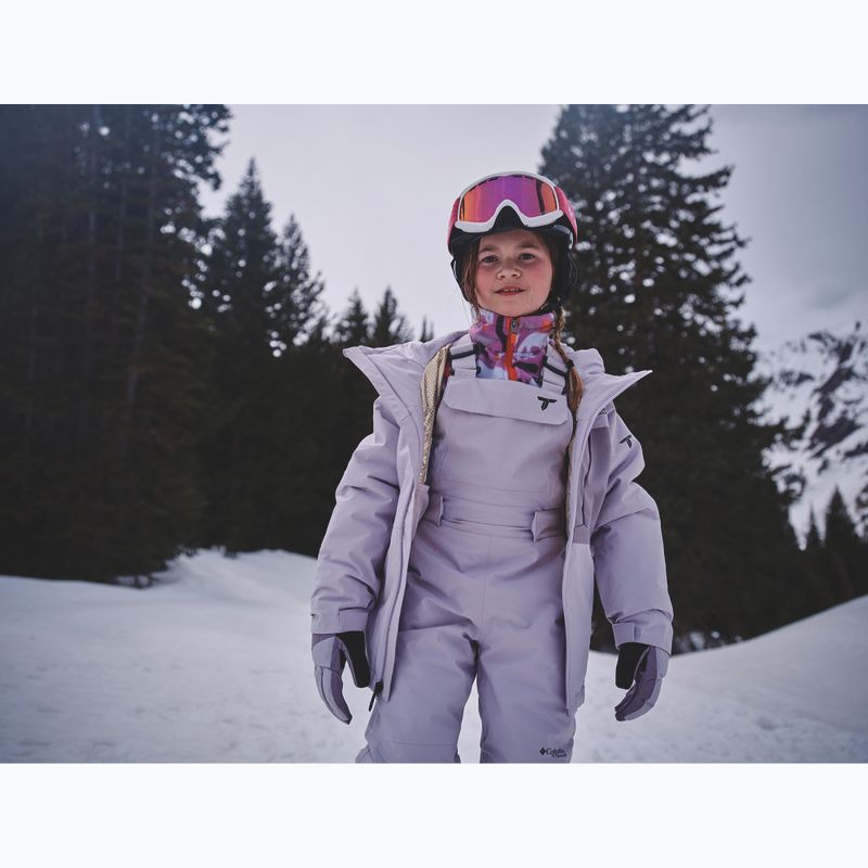 Children's ski jacket Columbia Holcomb Grove lavender pearl/shale purple 13