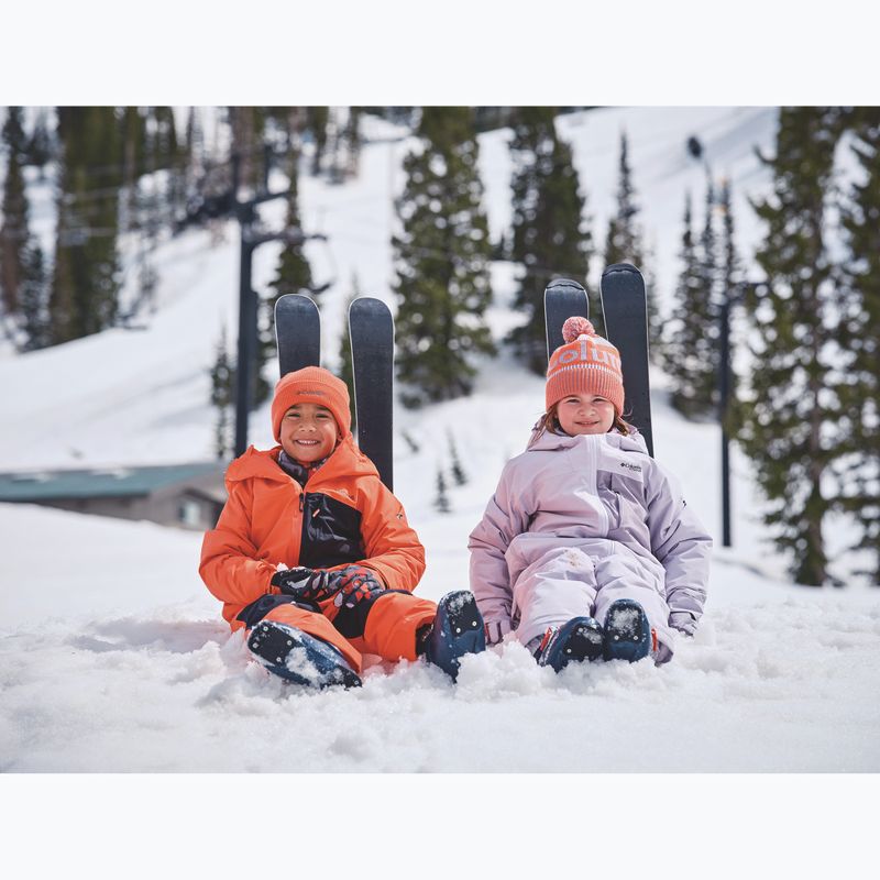 Children's ski jacket Columbia Holcomb Grove lavender pearl/shale purple 19