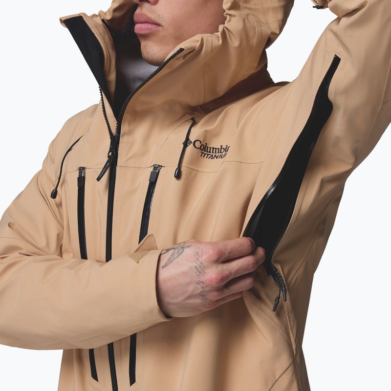 Men's ski jacket Columbia Platinum Peak II 3L Shell canoe 9