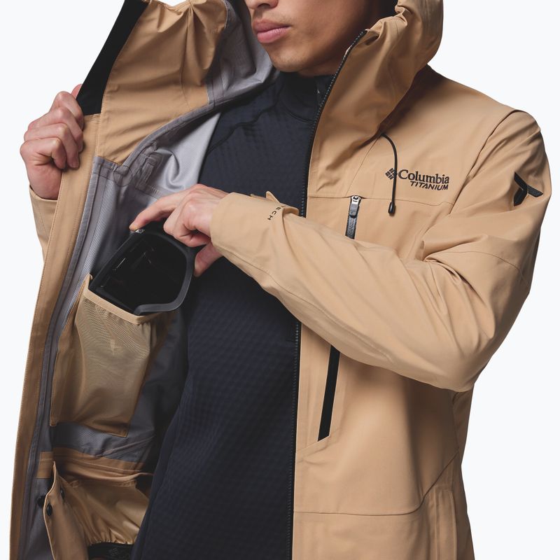 Men's ski jacket Columbia Platinum Peak II 3L Shell canoe 12