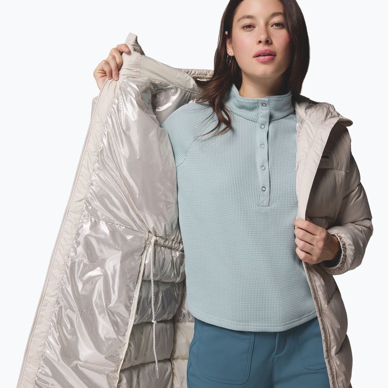 Women's insulated coat Columbia Pike Lake III Long dark stone 9