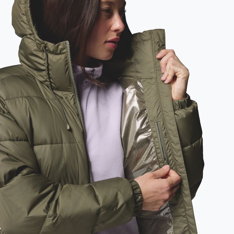 Women's insulated coat Columbia Pike Lake III Long stone green 9