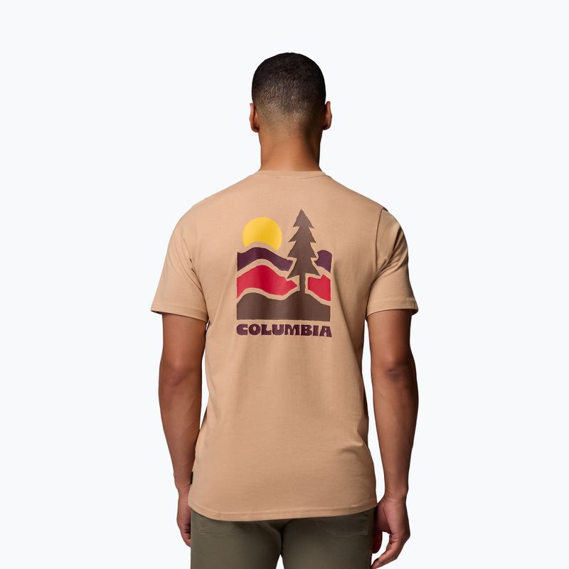 Trekking T-shirt męska Columbia Explorers Canyon Back canoe/get hiked 3