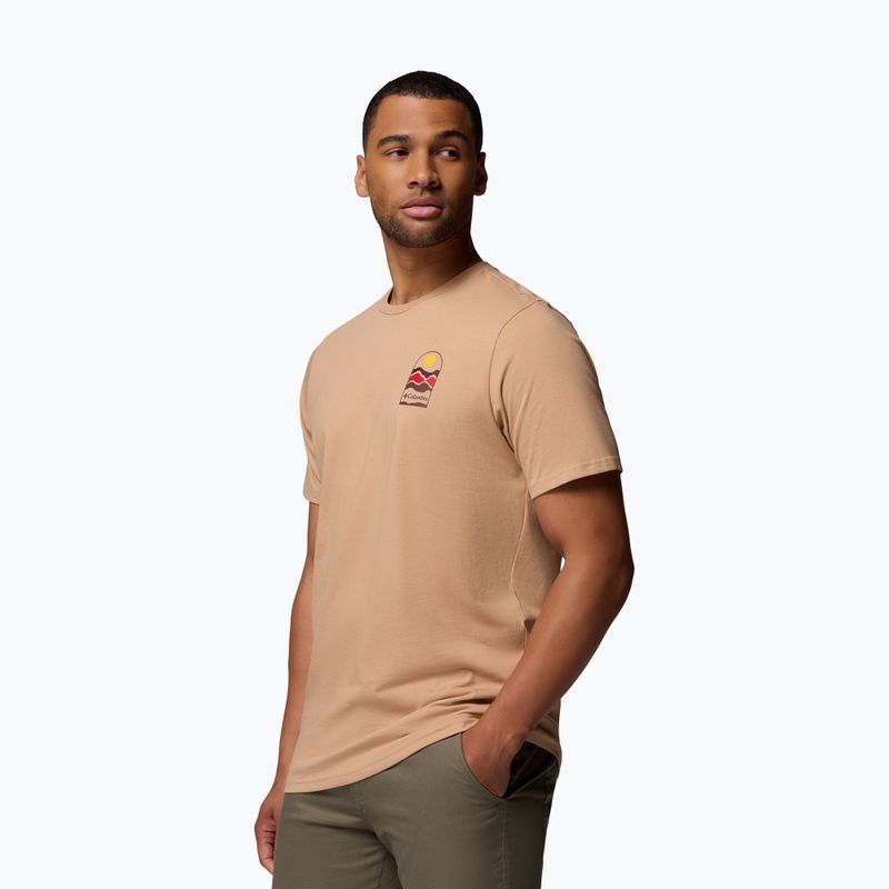 Trekking T-shirt męska Columbia Explorers Canyon Back canoe/get hiked 4