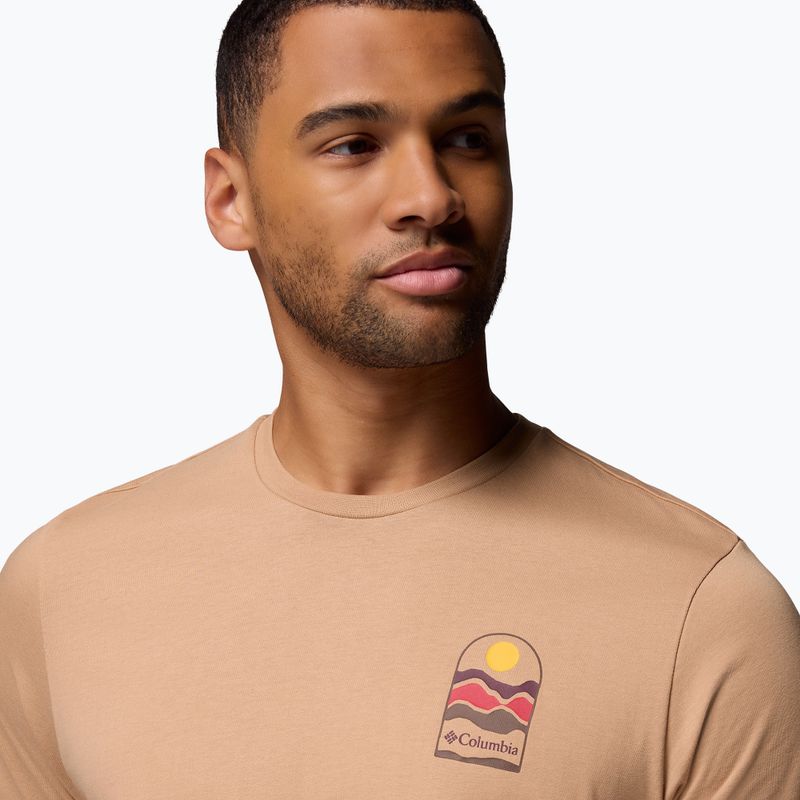 Trekking T-shirt męska Columbia Explorers Canyon Back canoe/get hiked 5