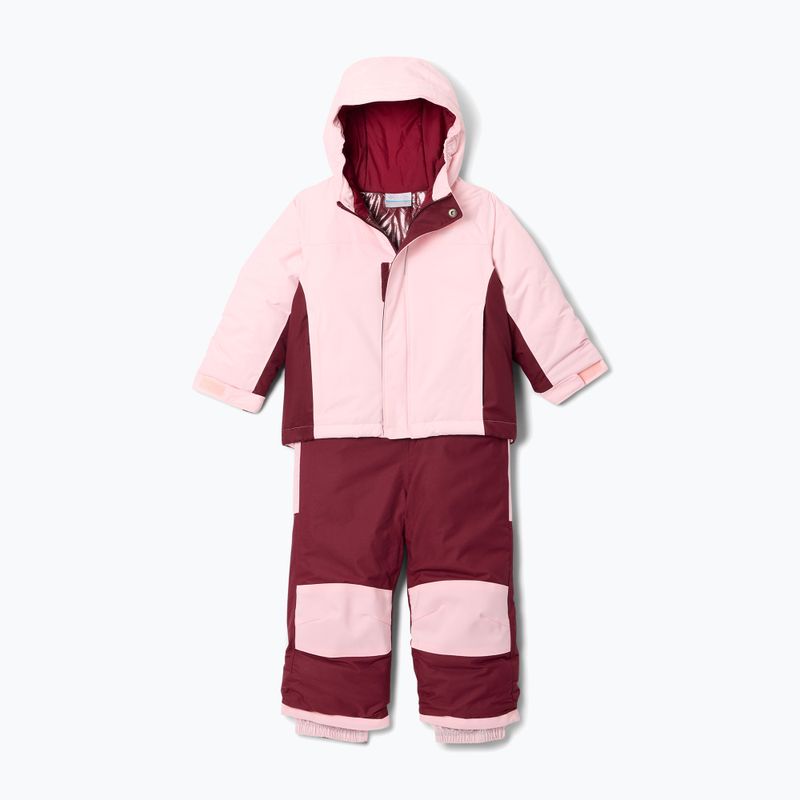 Children's ski set Columbia Buga IIi Set satin pink/rich wine