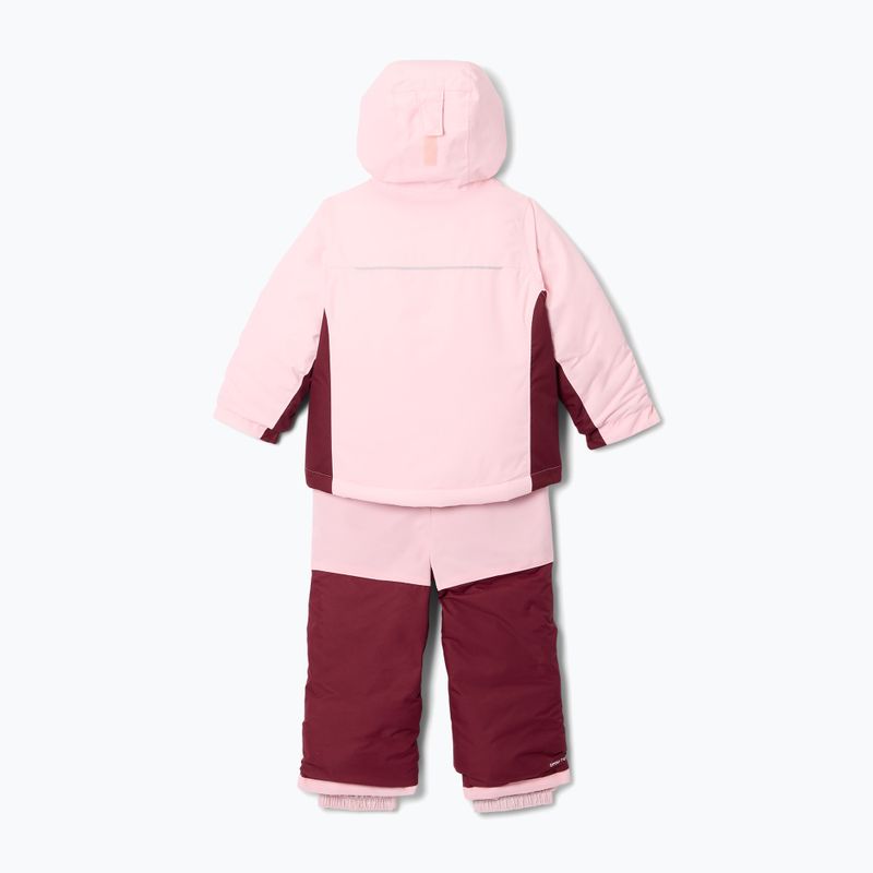 Children's ski set Columbia Buga IIi Set satin pink/rich wine 2