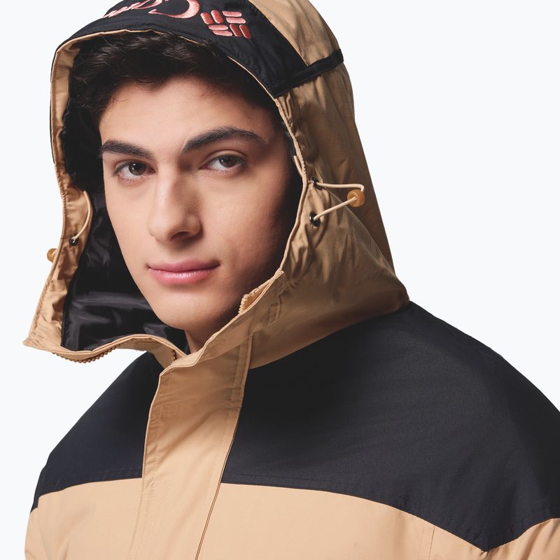 Men's insulated jacket Columbia Challenger II Ins Pullover canoe/black 5