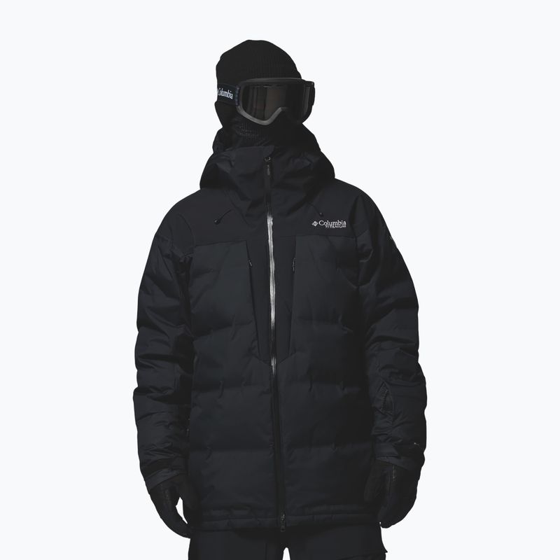 Men's ski jacket Columbia Glacier Ridge Down black